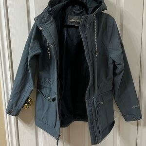 Eddie Bauer Dark Gray Hooded Jacket